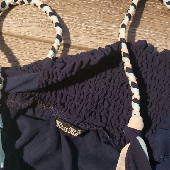 Miss me sheer top blue medium - Picture 3 of 5